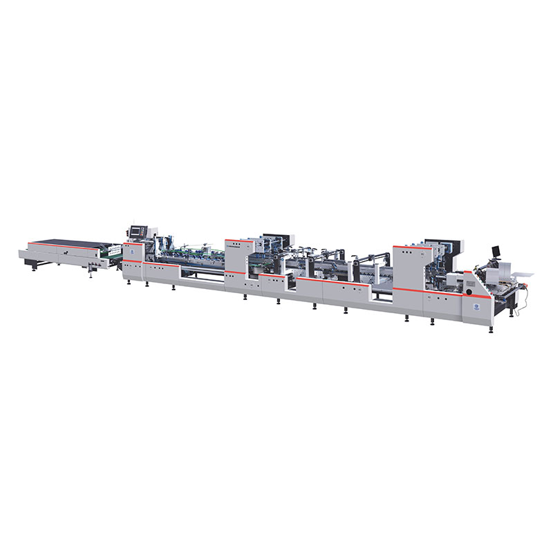 Automatische vergrendelingsbodemmap Gluer -machine